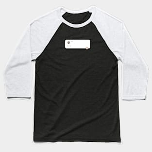 Travel tweet Baseball T-Shirt